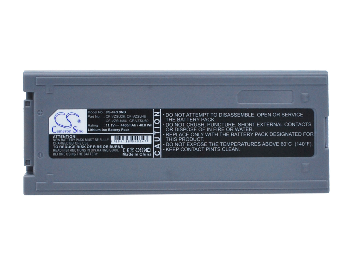 Replacement Battery for Panasonic  CF-19 Mk3 – Notebook, Laptop – 4400mAh / 48.84Wh / 11.1V