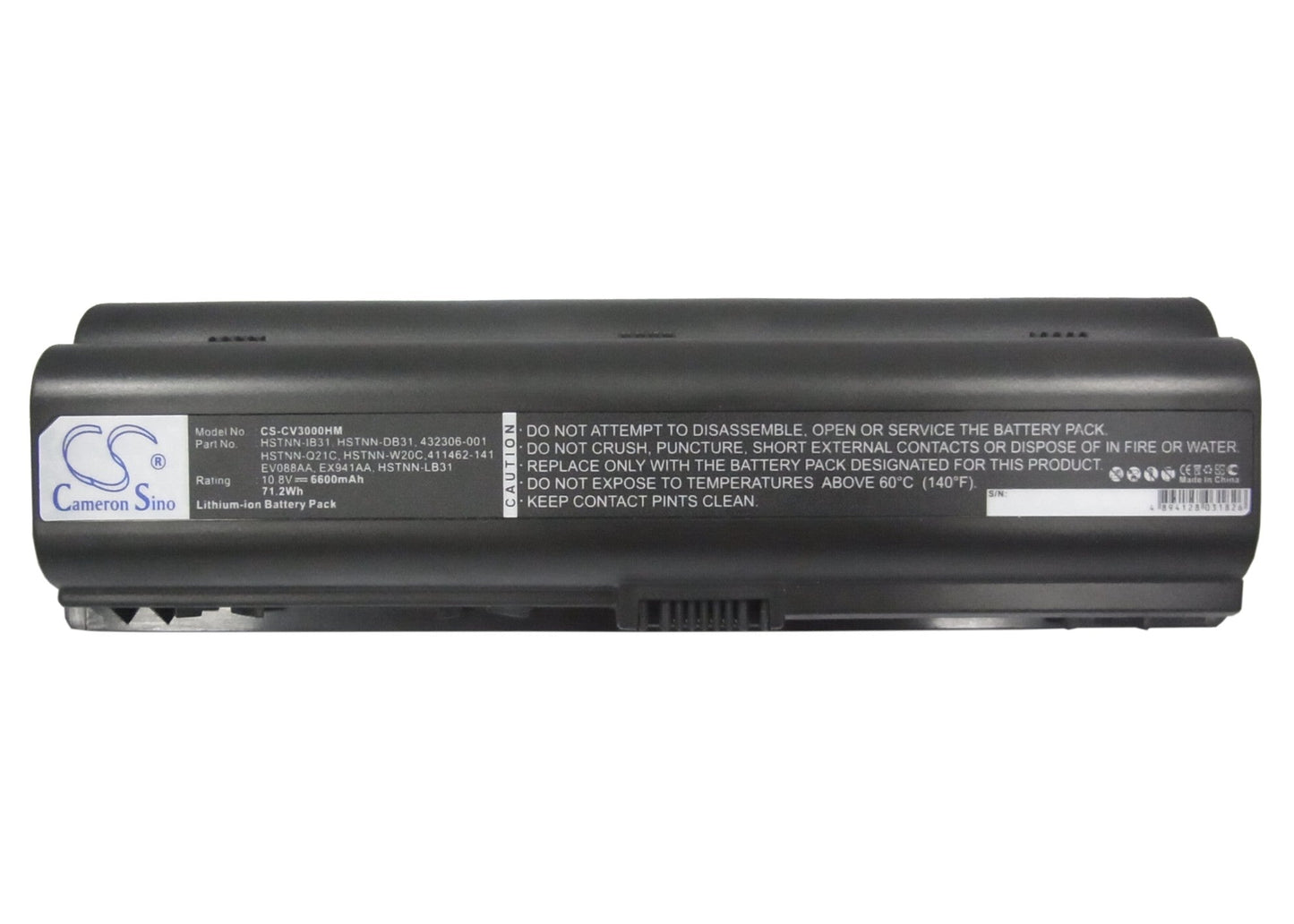 Replacement Battery for HP  G6000 – Notebook, Laptop – 6600mAh / 10.8V