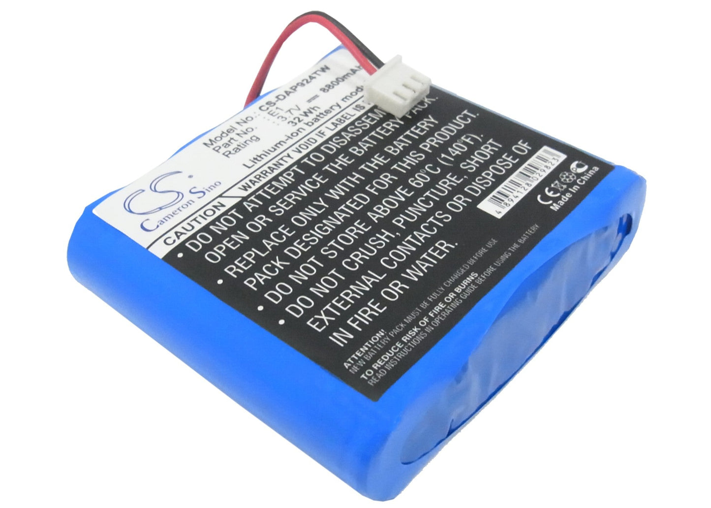 Replacement Battery for Pure  Evoke 1S – DAB Digital – 8800mAh / 32.56Wh / 3.7V