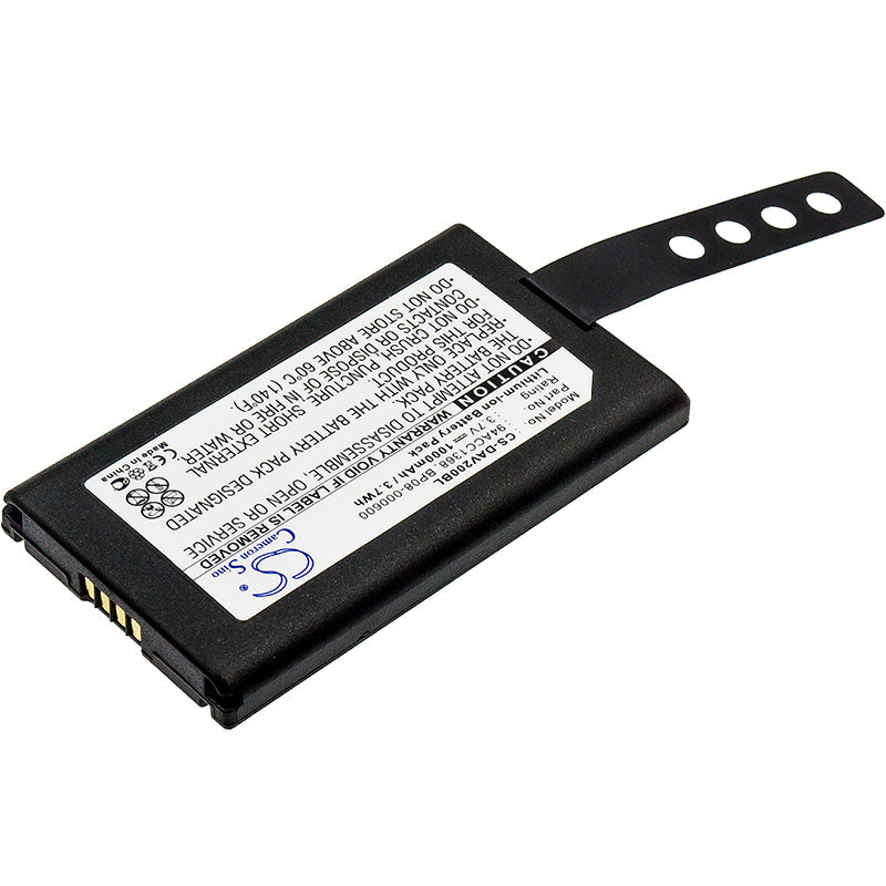 Replacement Battery for Datalogic  CVR2 – Barcode Scanner – 1000mAh / 3.70Wh / 3.7V