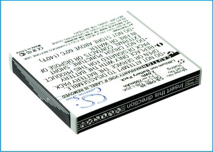 Replacement Battery for Sanyo  Xacti DMX-C1 – Camera – 700mAh / 2.59Wh / 3.7V