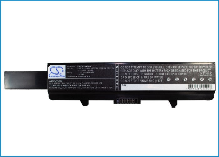 Replacement Battery for DELL  Inspiron 1440 – Notebook, Laptop – 6600mAh/73.3Wh / 11.1V