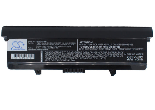 Replacement Battery for DELL  Inspiron 1525 – Notebook, Laptop – 6600mAh / 11.1V