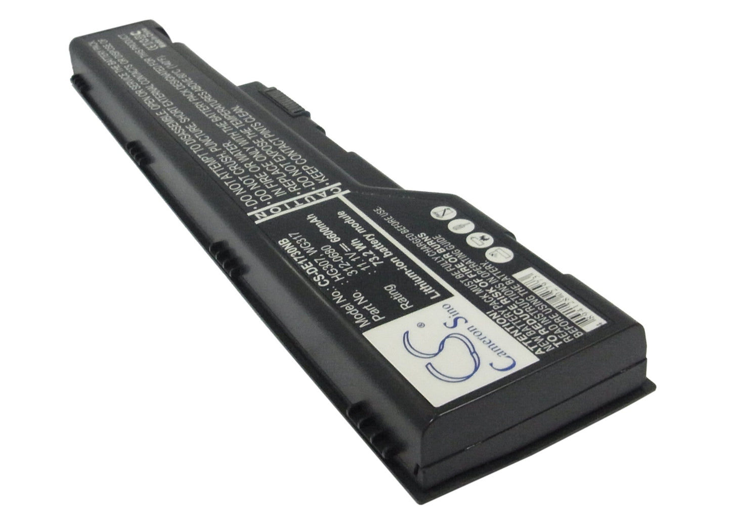 Replacement Battery for DELL  XPS M1730 – Notebook, Laptop – 6600mAh / 11.1V