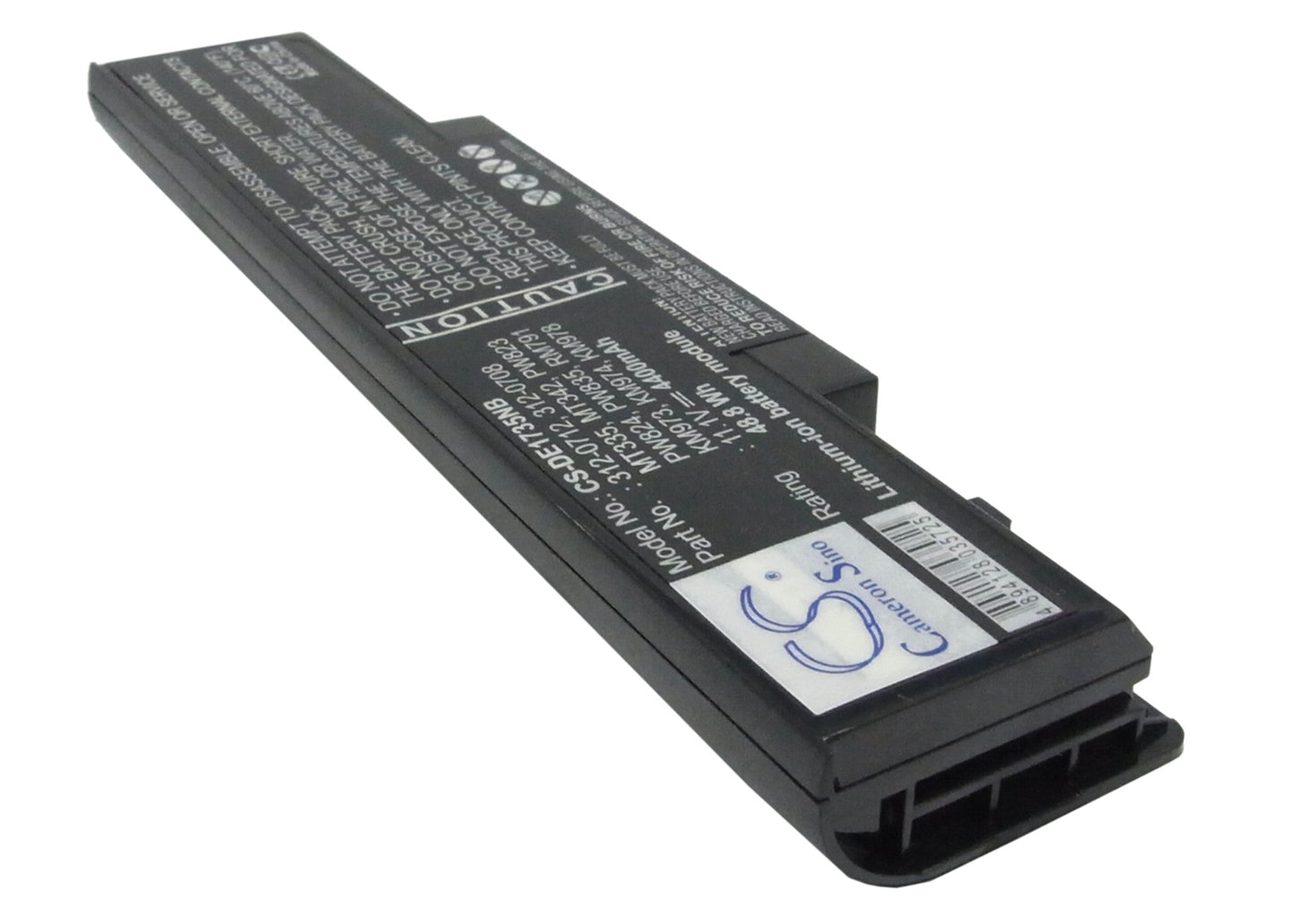 Replacement Battery for DELL  Studio 1735 – Notebook, Laptop – 4400mAh / 11.1V