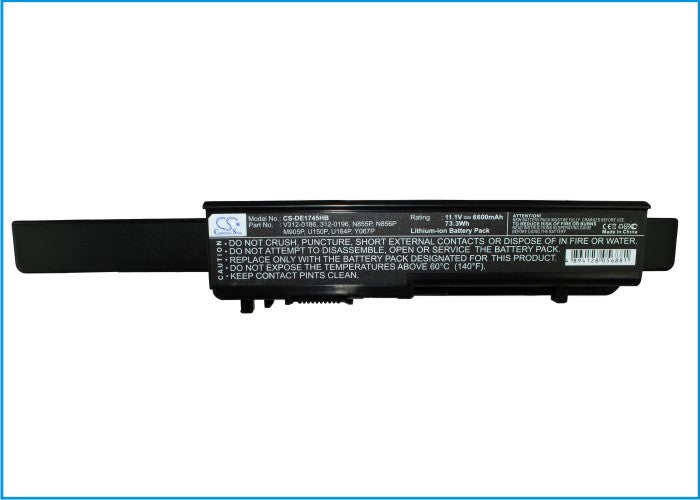 Replacement Battery for DELL  Studio 17 – Notebook, Laptop – 6600mAh / 11.1V