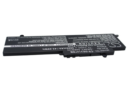 Replacement Battery for DELL  INS13WD-3308T – Notebook, Laptop – 3900mAh / 43.29Wh / 11.1V