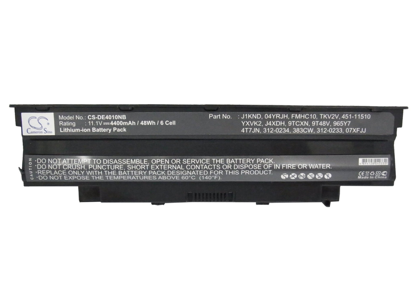 Replacement Battery for DELL  1445 – Notebook, Laptop – 4400mAh / 48.84Wh / 11.1V