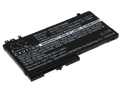 Replacement Battery for DELL  Latitude 12 5000 – Notebook, Laptop – 3400mAh / 37.74Wh / 11.1V