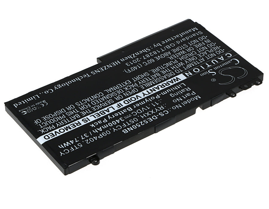 Replacement Battery for DELL  Latitude 12 5000 – Notebook, Laptop – 3400mAh / 37.74Wh / 11.1V