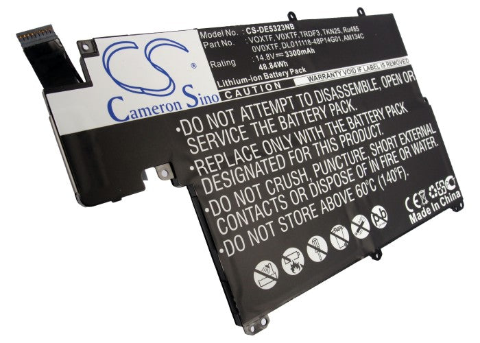 Replacement Battery for DELL  Inspiron 13z-5323 – Notebook, Laptop – 3300mAh / 48.84Wh / 14.8V