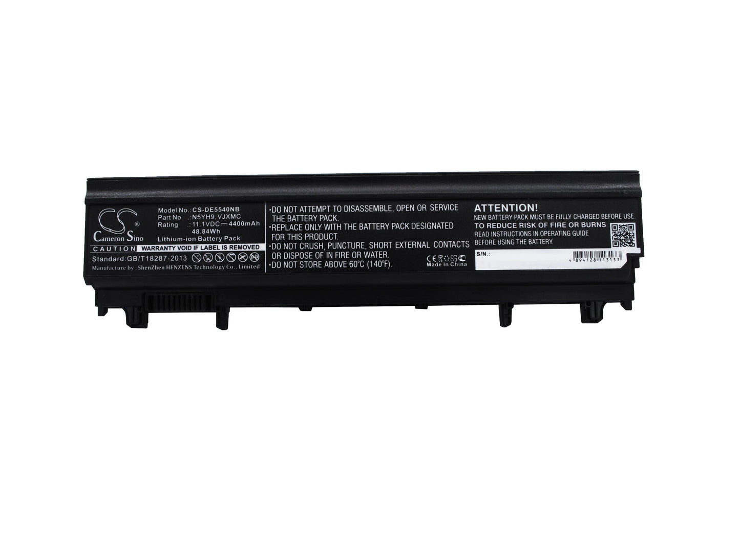 Replacement Battery for DELL  Latitude 14 – Notebook, Laptop – 4400mAh / 48.84Wh / 11.1V