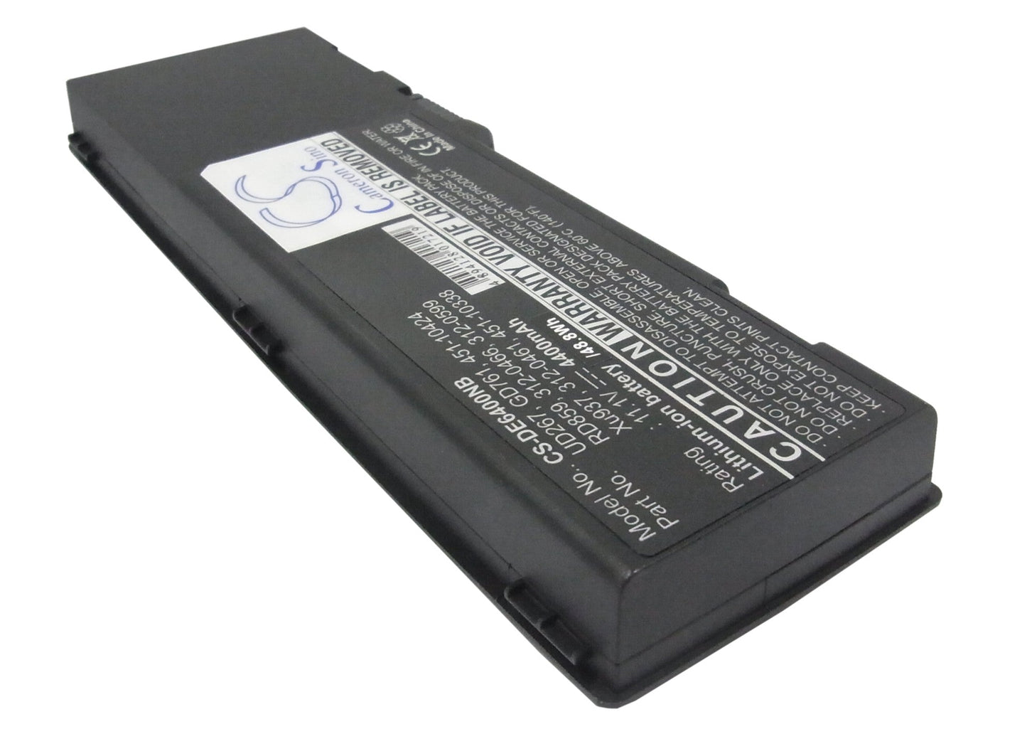 Replacement Battery for DELL  Inspiron 1501 – Notebook, Laptop – 4400mAh / 50.16Wh / 11.4V