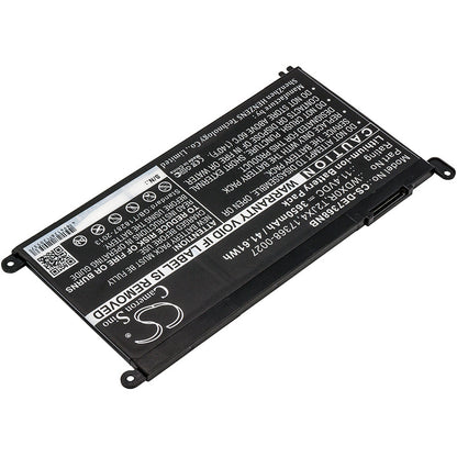 Replacement Battery for DELL  14(i5-7200U/4G/128G 500G) – Notebook, Laptop – 3650mAh / 41.61Wh / 11.4V
