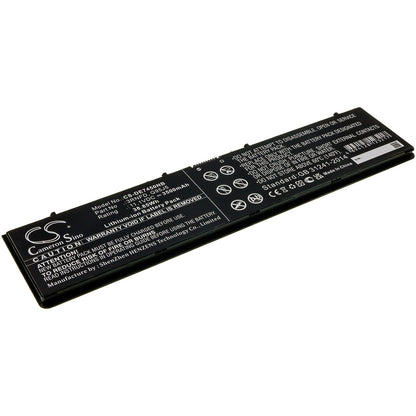 Replacement Battery for DELL  Latitude 14 7000 – Notebook, Laptop – 3500mAh / 38.85Wh / 11.1V