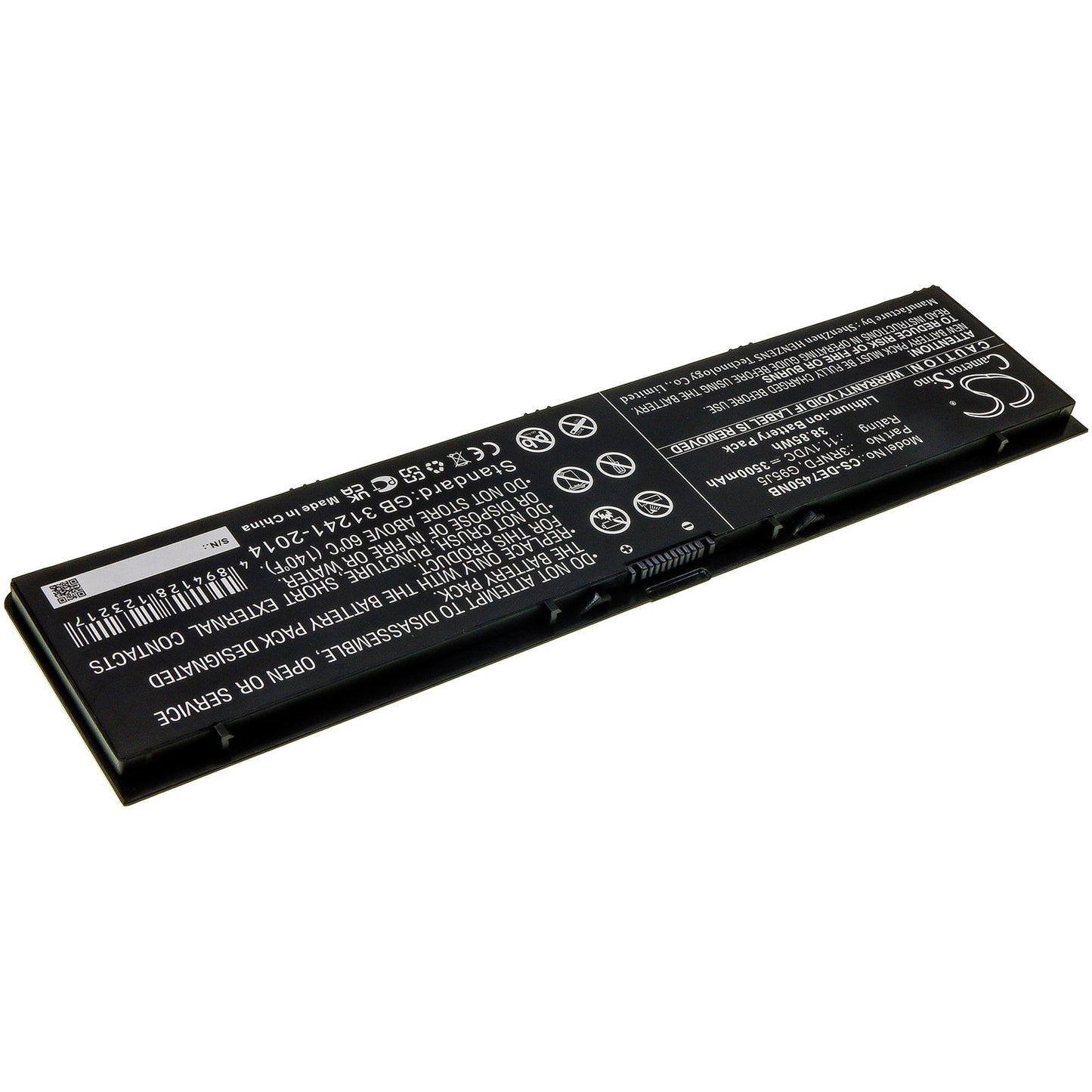Replacement Battery for DELL  Latitude 14 7000 – Notebook, Laptop – 3500mAh / 38.85Wh / 11.1V