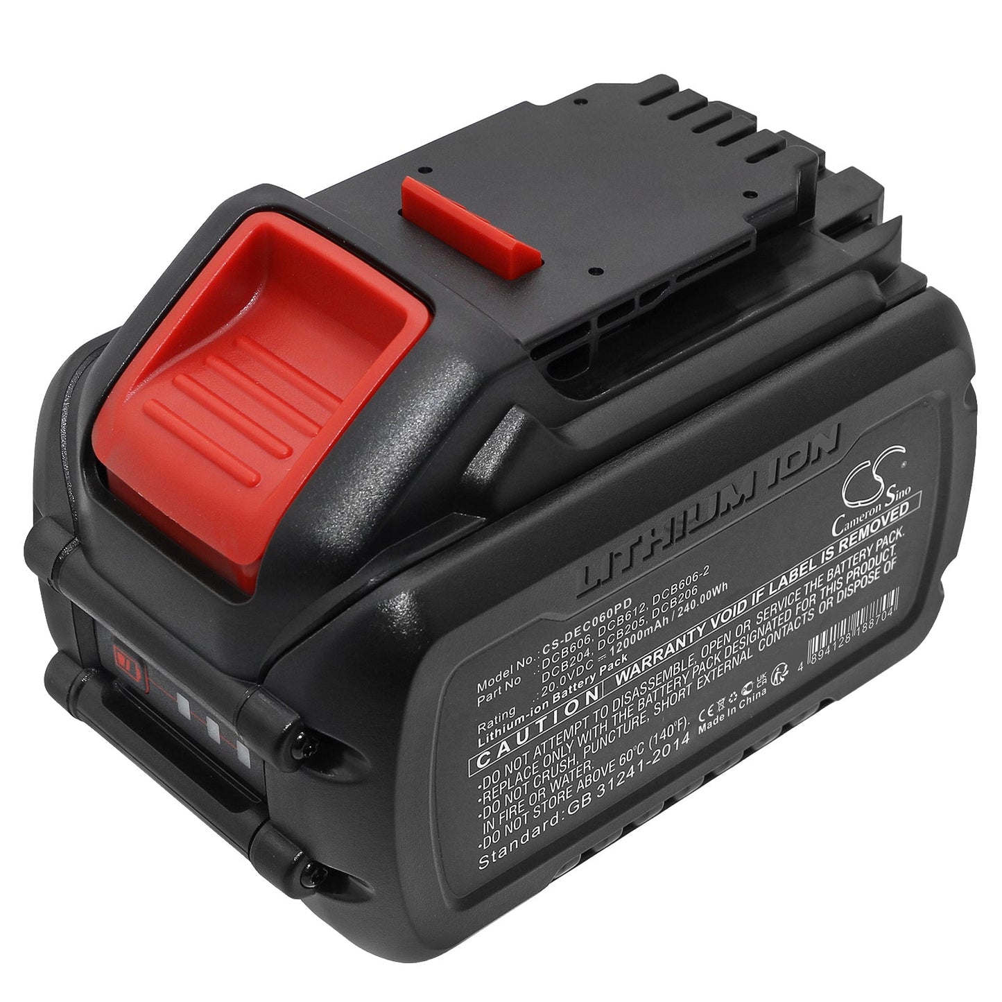 Replacement Battery for DeWalt  120V MAX – Power Tools – 12000mAh / 240.00Wh / 20.0V