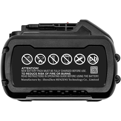 Replacement Battery for DeWalt  120V MAX – Power Tools – 9000mAh / 180.00Wh / 20.0V