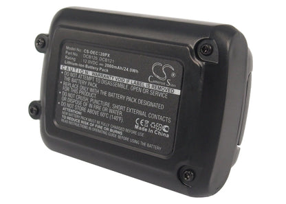 Replacement Battery for DeWalt  120V MAX – Power Tools – 2000mAh / 24.00Wh / 12.0V