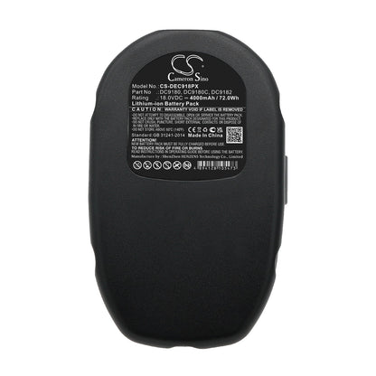 Replacement Battery for DeWalt  DCD925 – Power Tools – 4000mAh / 72.0Wh / 18.0V