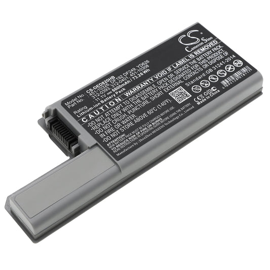 Replacement Battery for DELL  Latitude D531 – Notebook, Laptop – 6600mAh / 11.1V
