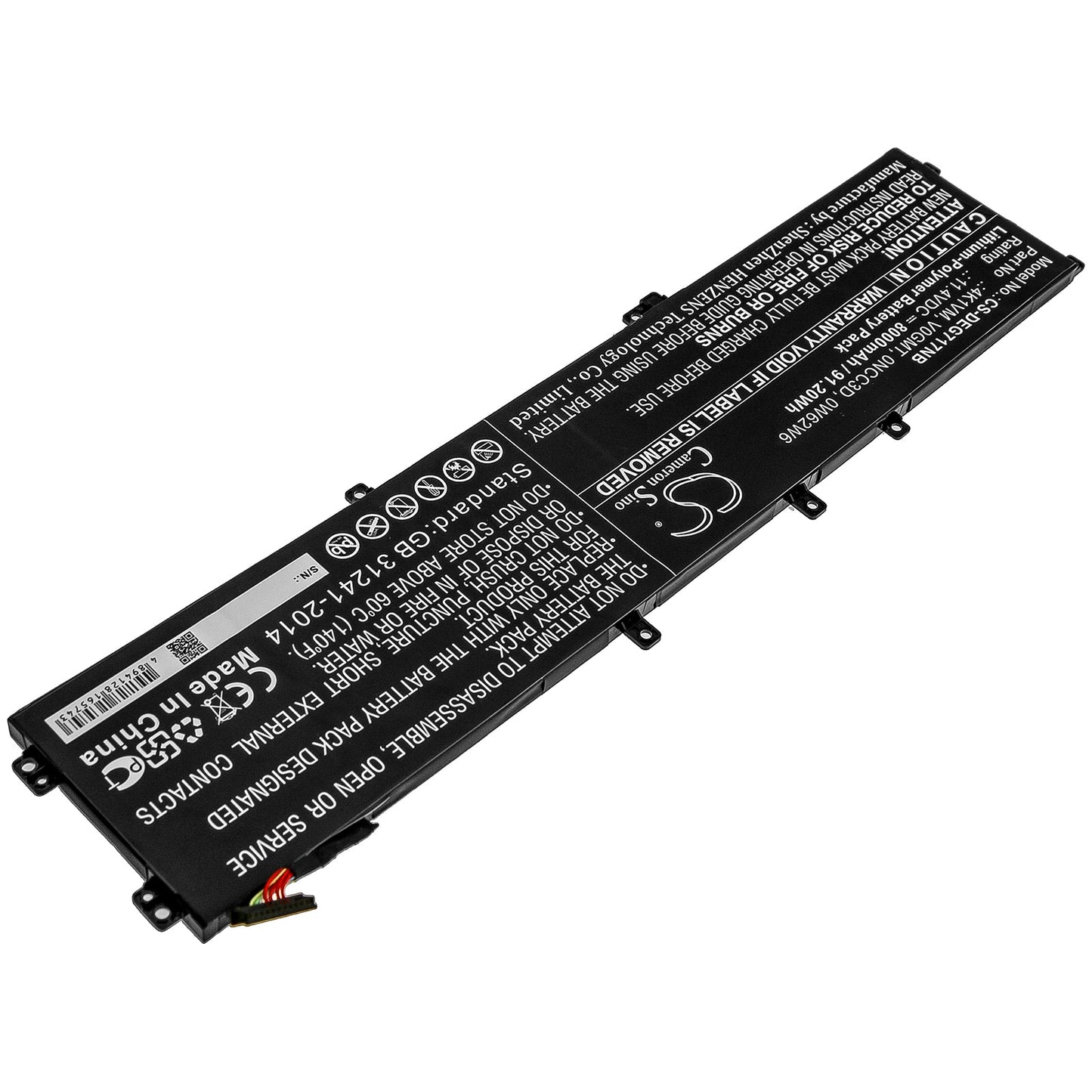 Replacement Battery for DELL  G7 17 7700 – Notebook, Laptop – 8000mAh / 91.20Wh / 11.4V