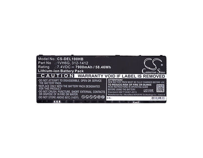 Replacement Battery for DELL  C5621 – Notebook, Laptop – 7900mAh / 58.46Wh / 7.40V