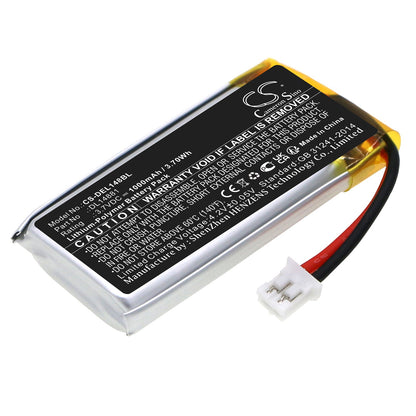Replacement Battery for Deli  14951w – Barcode Scanner – 1000mAh / 3.70Wh / 3.7V