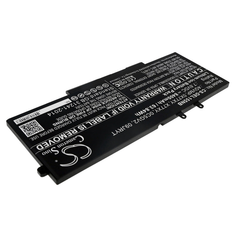 Replacement Battery for DELL  Latitude 14 5400 – Notebook, Laptop – 8400mAh / 63.84Wh / 7.6V