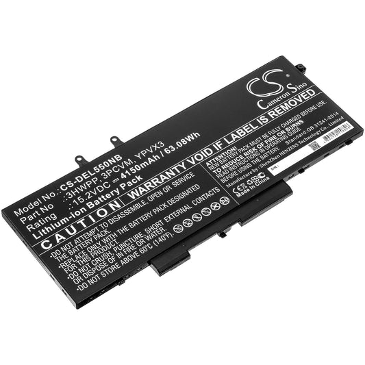 Replacement Battery for DELL  Latitude 14 5410 – Notebook, Laptop – 4150mAh / 63.08Wh / 15.2V