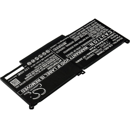Replacement Battery for DELL  CTOL7480-D1506CN – Notebook, Laptop – 7500mAh / 57.00Wh / 7.6V