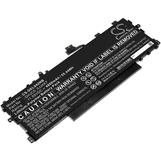 Replacement Battery for DELL  Latitude 9420 2-in-1 – Notebook, Laptop – 4800mAh / 55.44Wh / 11.55V