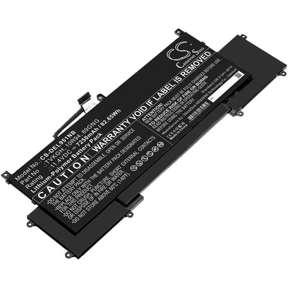 Replacement Battery for DELL  Latitude 9510 2-in-1 – Notebook, Laptop – 7250mAh / 82.65Wh / 11.4V