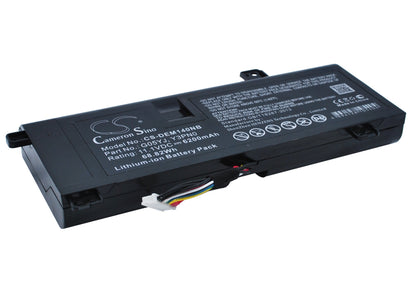 Replacement Battery for DELL  Alienware 14 – Notebook, Laptop – 6200mAh / 68.82Wh / 11.1V