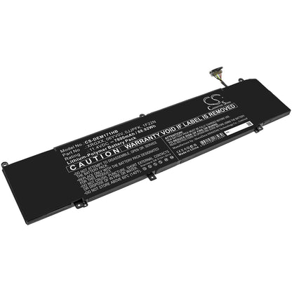 Replacement Battery for DELL  ALIENWARE 2018 orion M15 – Notebook, Laptop – 7800mAh / 88.92Wh / 11.4V