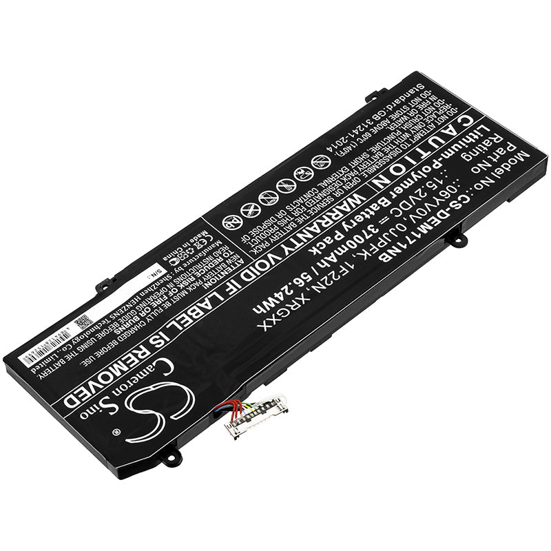 Replacement Battery for DELL  ALIENWARE 2018 orion M15 – Notebook, Laptop – 3700mAh / 56.24Wh / 15.2V