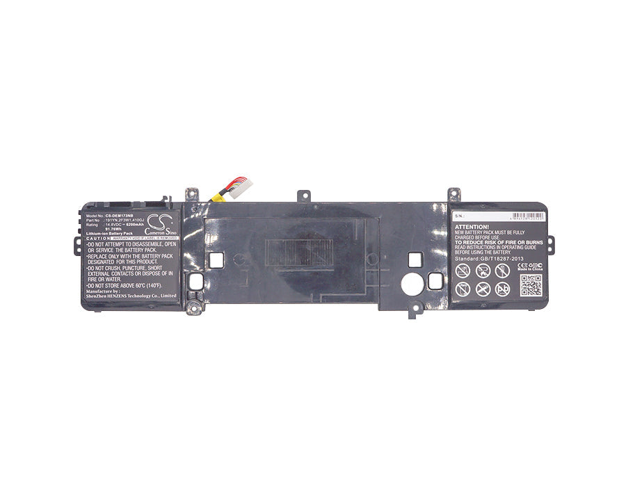 Replacement Battery for DELL  Alienware 15 – Notebook, Laptop – 6200mAh / 91.76Wh / 14.8V