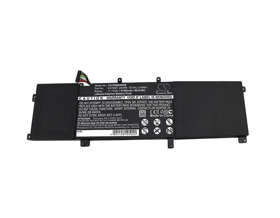 Replacement Battery for DELL  Precision M2800 – Notebook, Laptop – 8100mAh / 89.91Wh / 11.1V
