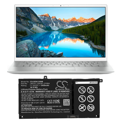 Replacement Battery for DELL  Inspiron 13 5301 – Notebook, Laptop – 3450mAh / 38.81Wh / 11.25V