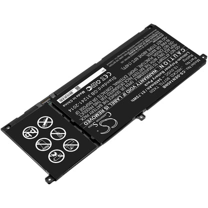 Replacement Battery for DELL  Inspiron 13 7306 2-in-1 – Notebook, Laptop – 3450mAh / 51.75Wh / 15.0V