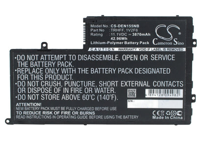 Replacement Battery for DELL  INS14MD-1328R – Notebook, Laptop – 3870mAh / 42.96Wh / 11.1V