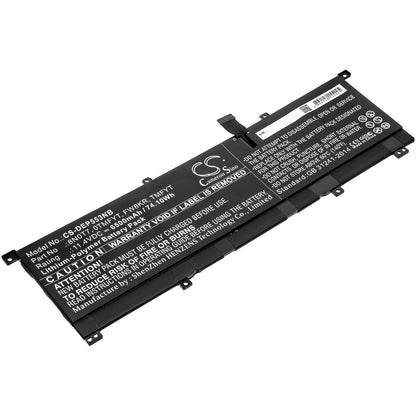 Replacement Battery for DELL  Precision 5530 2-in-1 – Notebook, Laptop – 6500mAh / 74.10Wh / 11.4V