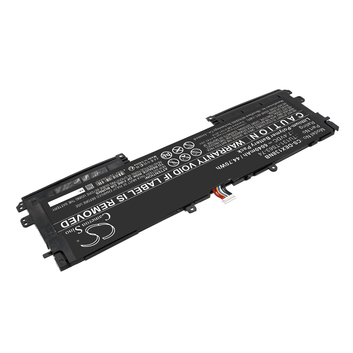 Replacement Battery for DELL  Schenker S306 – Notebook, Laptop – 6040mAh / 44.70Wh / 7.4V