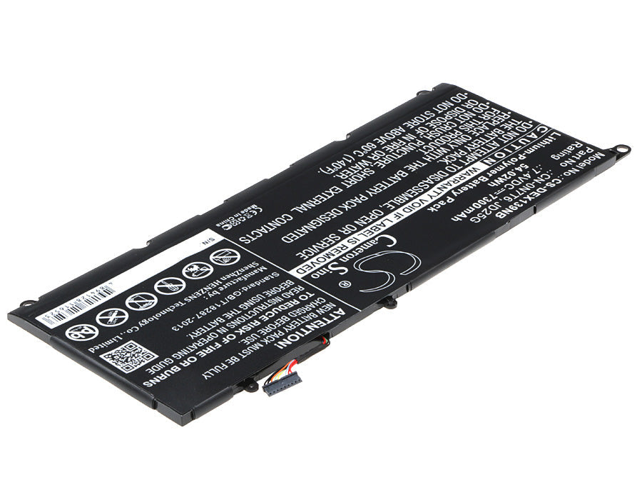 Replacement Battery for DELL  XPS 13 2015 9343 – Notebook, Laptop – 7300mAh / 54.02Wh / 7.4V