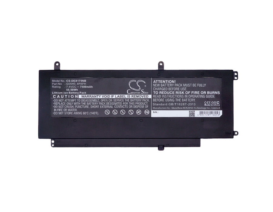 Replacement Battery for DELL  Ins 15-5565-D1625A – Notebook, Laptop – 7500mAh / 55.50Wh / 7.4V