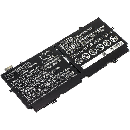 Replacement Battery for DELL  XPS 13 7390 – Notebook, Laptop – 6500mAh / 49.40Wh / 7.6V