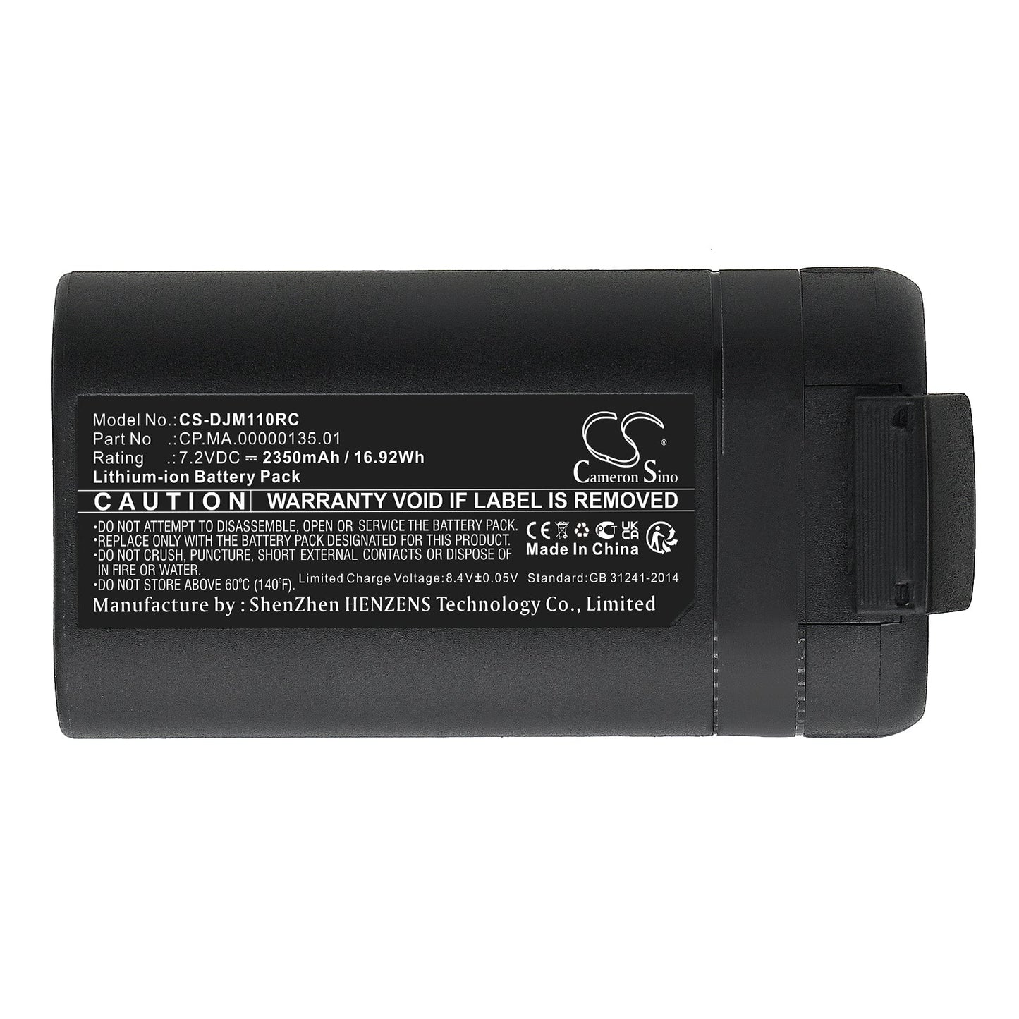 Replacement Battery for DJI  Mavic mini – Drones – 2350mAh / 16.92Wh / 7.2V