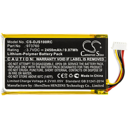 Replacement Battery for DJI  Mavic Air Remote Controller – Drones – 2450mAh / 9.07Wh / 3.7V