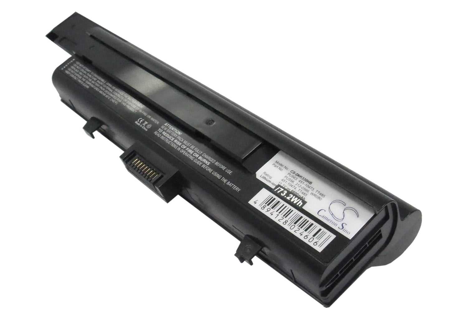 Replacement Battery for DELL  Inspiron 1318 – Notebook, Laptop – 6600mAh / 11.1V