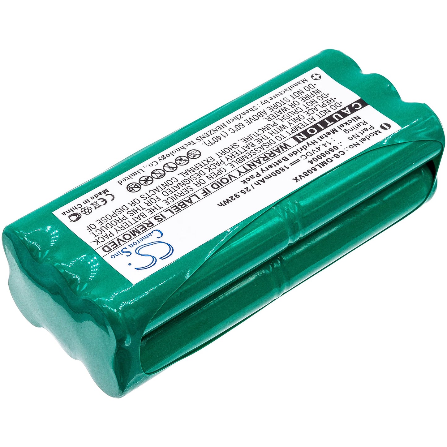 Replacement Battery for Dirt Devil  Fusion – Vacuum – 1800mAh / 25.92Wh / 14.4V